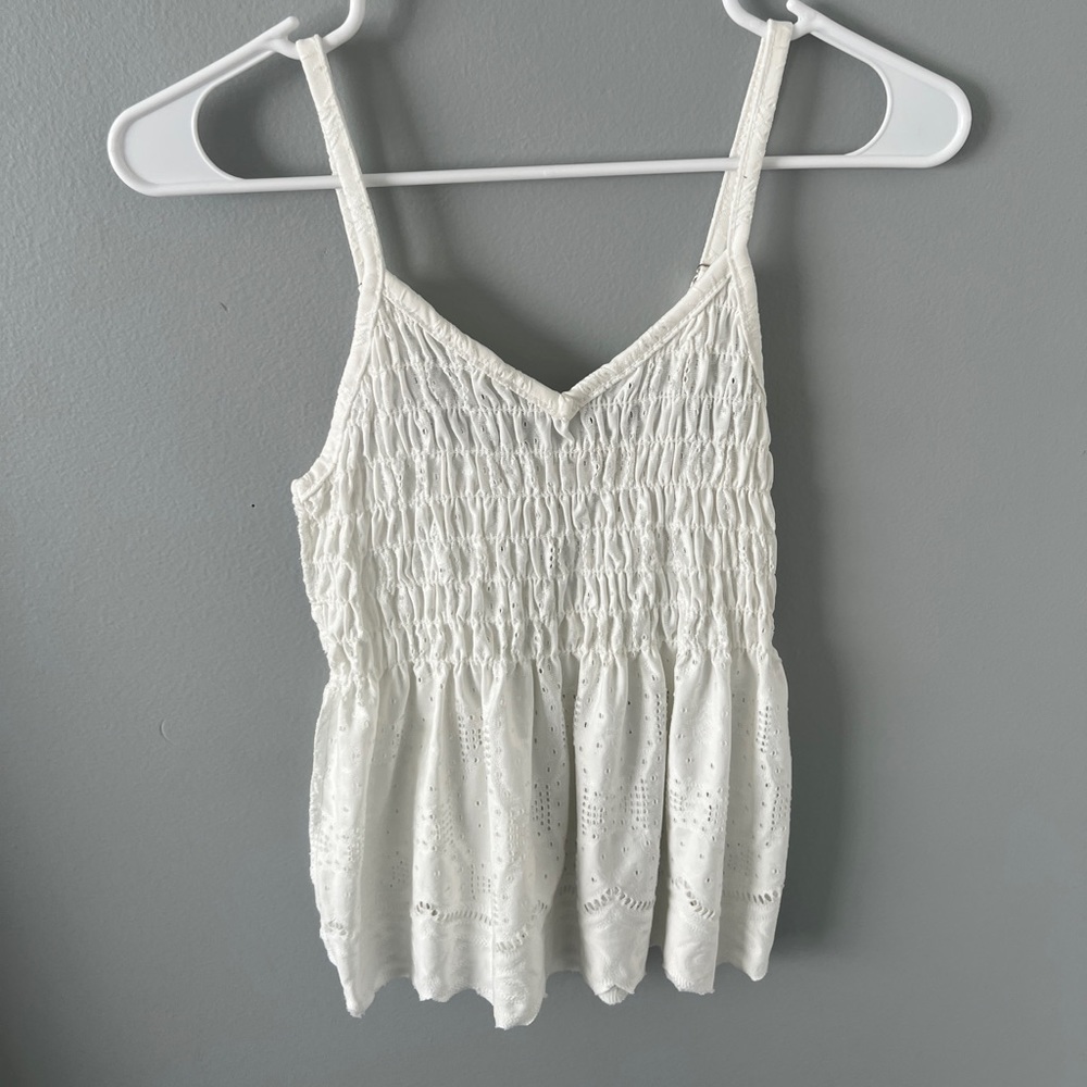 White tank top